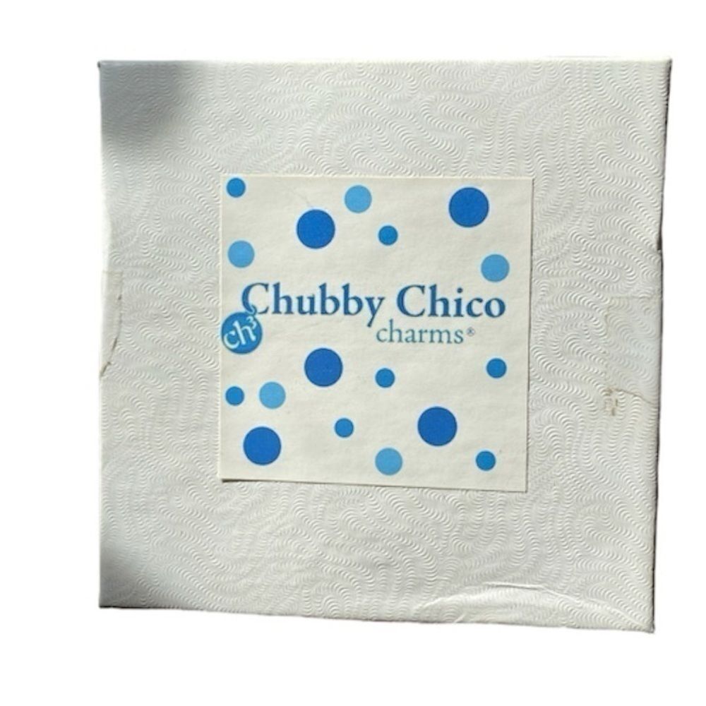 Chubby Chico Gemstone Charm Bracelet Blue Silver Tone - Picture 3 of 8